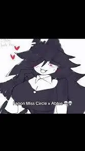 ai character: miss circle  background