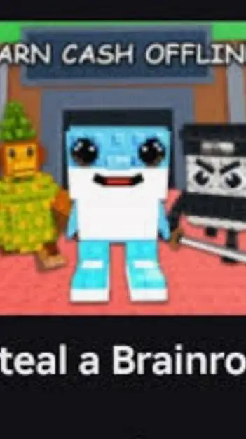 ai character: sleal a brainrot background