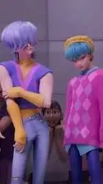 ai character: Mystery and Baby💖 background