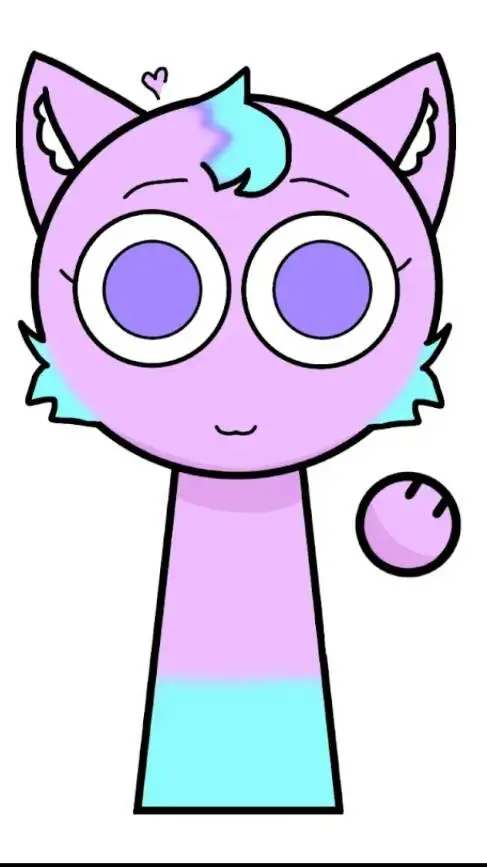 ai character: 🩷Cotton🩵 background