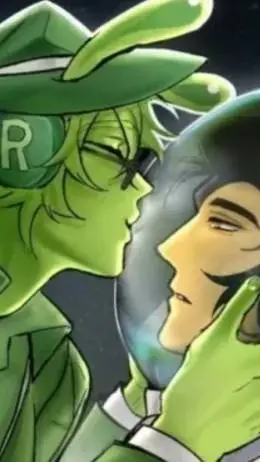 ai character: AlienDoublerfedora background