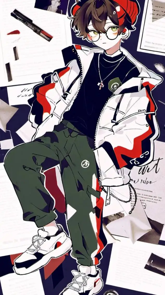 ai character: mha populair boy background
