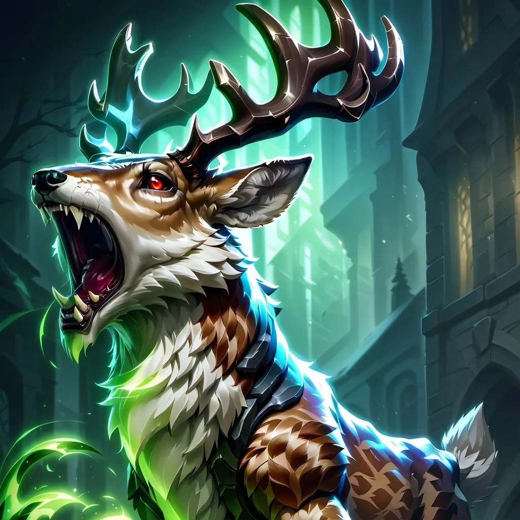 chat with ai character: killer deer 