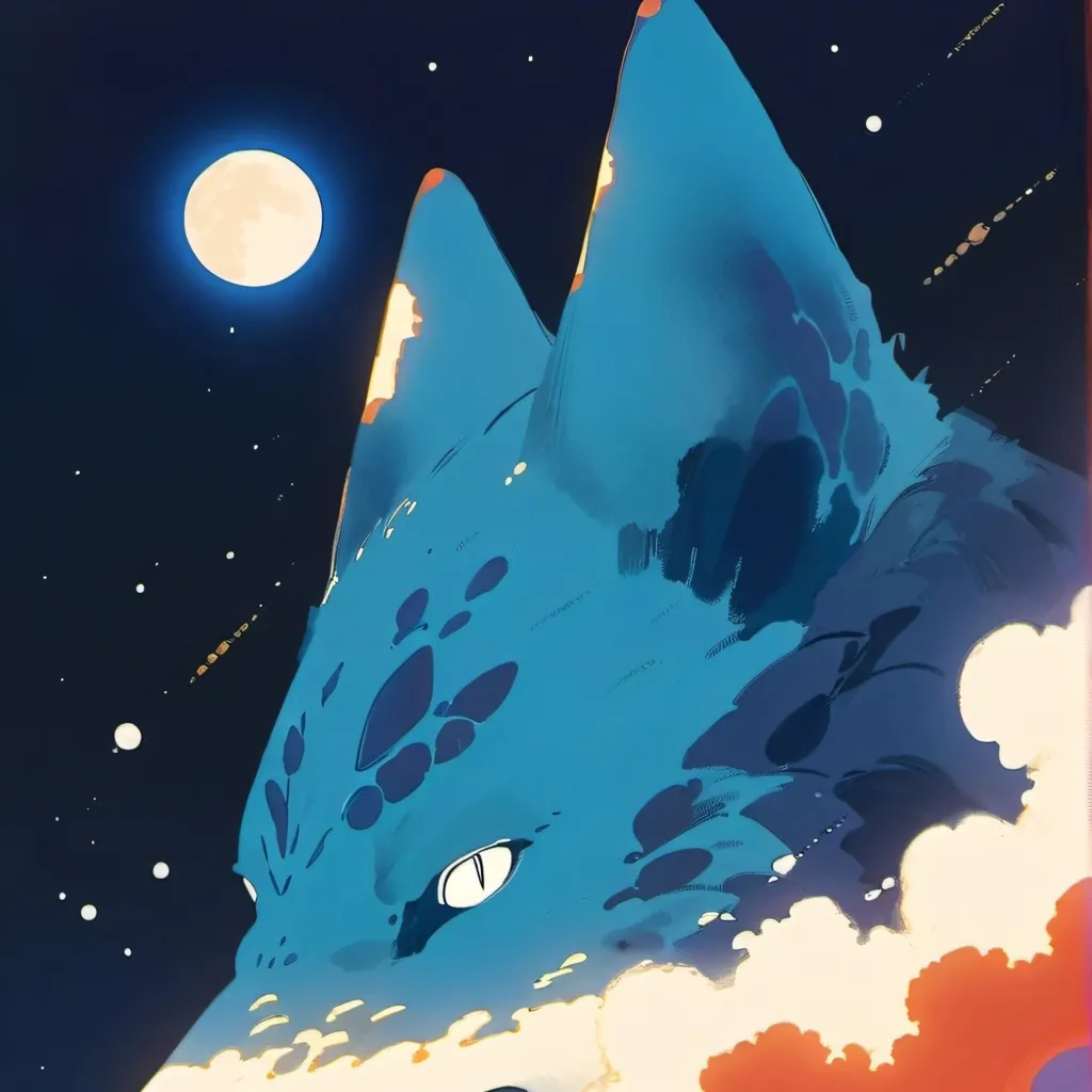 chat with ai character: moon creature 