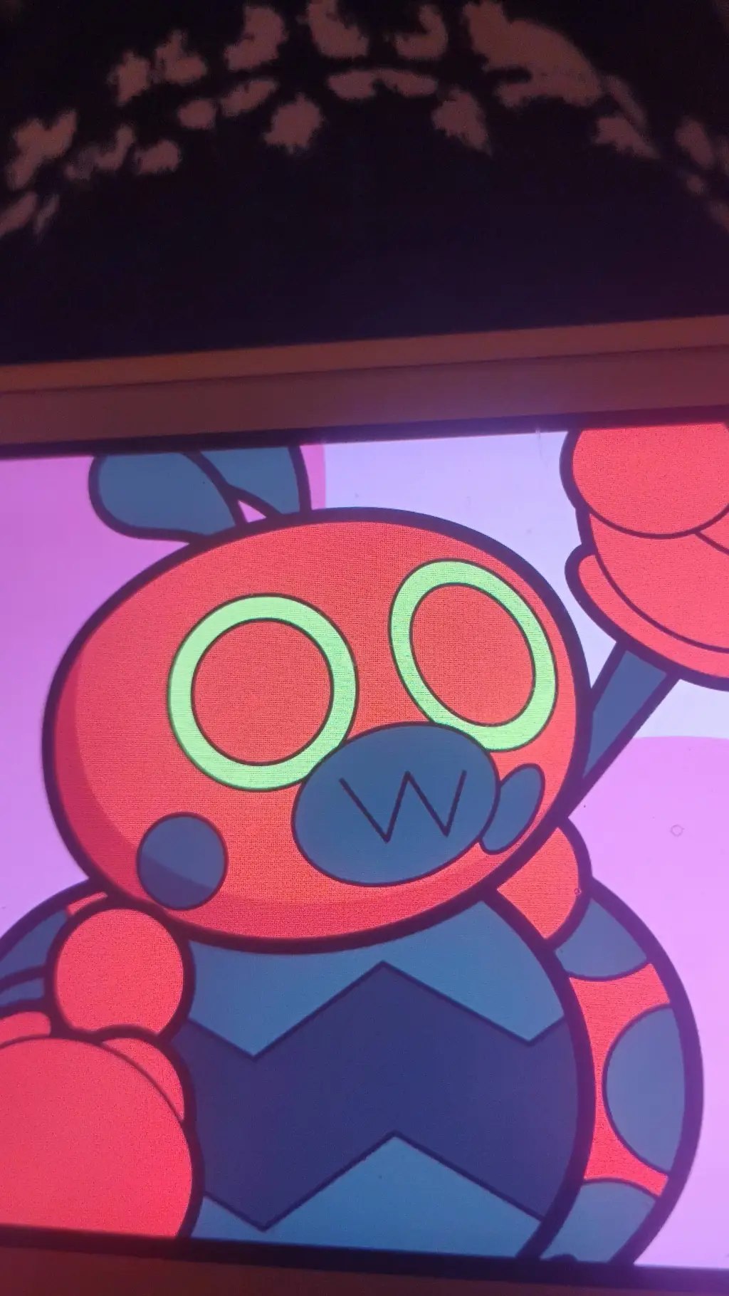 ai character: Pixie Glitter background