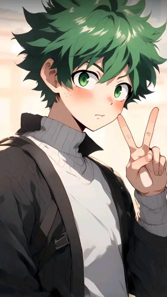 ai character: BakuDeku background