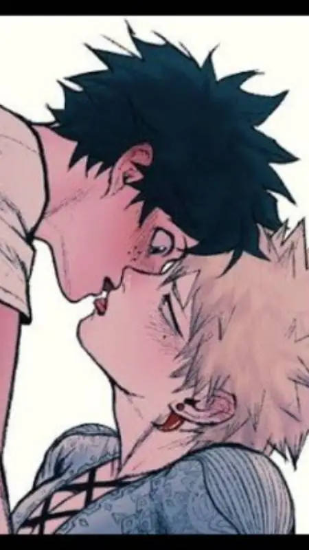 ai character: BakuDeku. background