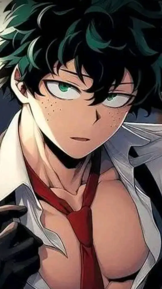 ai character: DekuBaku fool day! background