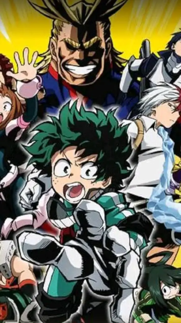 ai character: MHA normal day. background