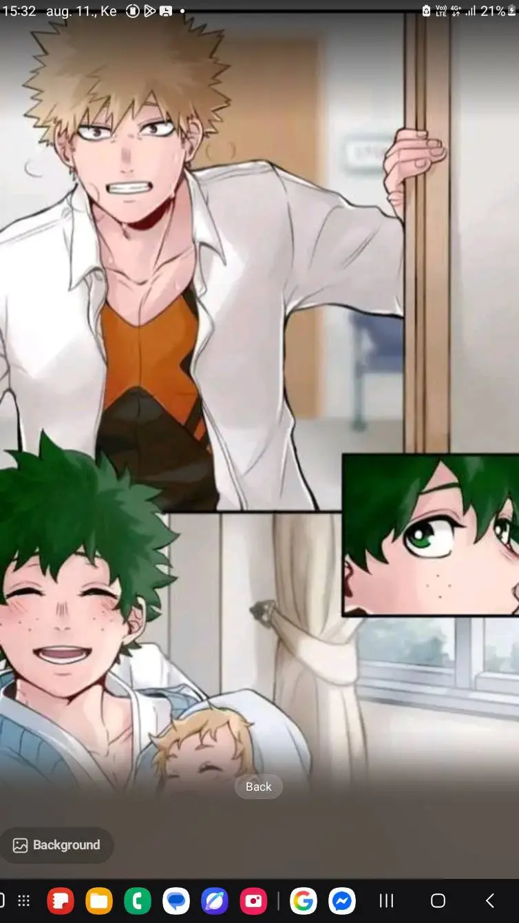 ai character: BakuDeku Birth! background