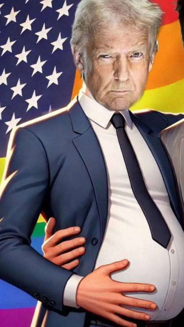 ai character: trump  background