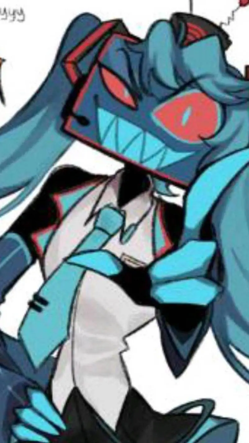ai character: vox as miku background