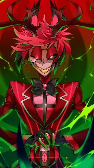 ai character: alastor owns u ah! background
