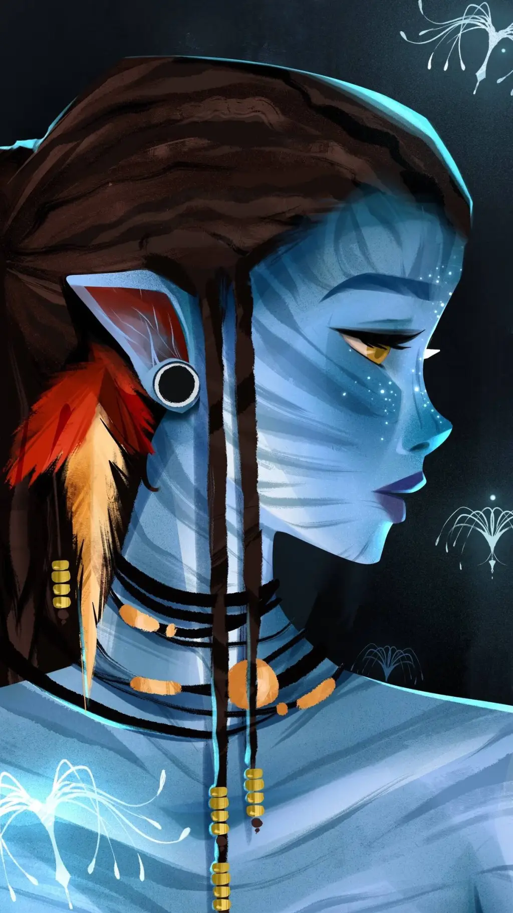 ai character: avatar Pandora  background