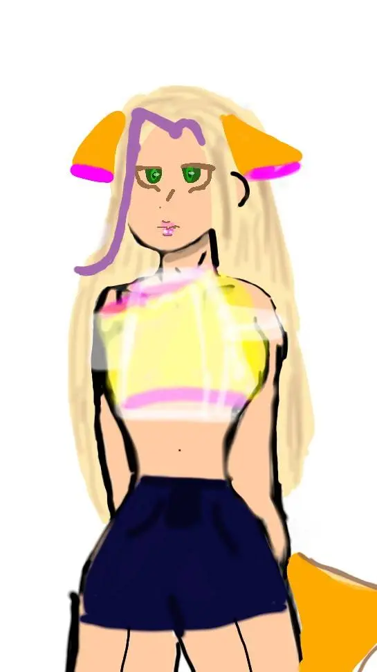 ai character: Melody (OC)  background