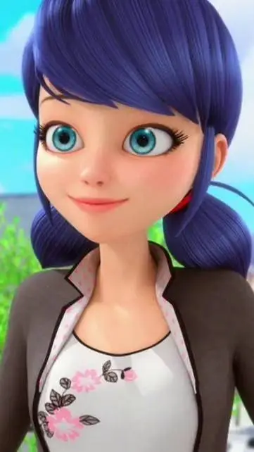 ai character: Marinette(ladybug) background