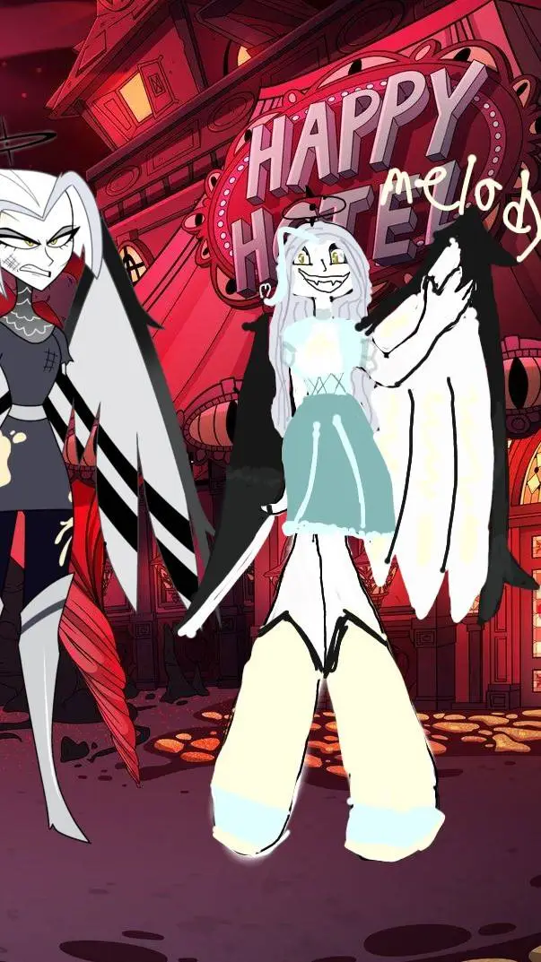 ai character: Melody(Oc heaven) background