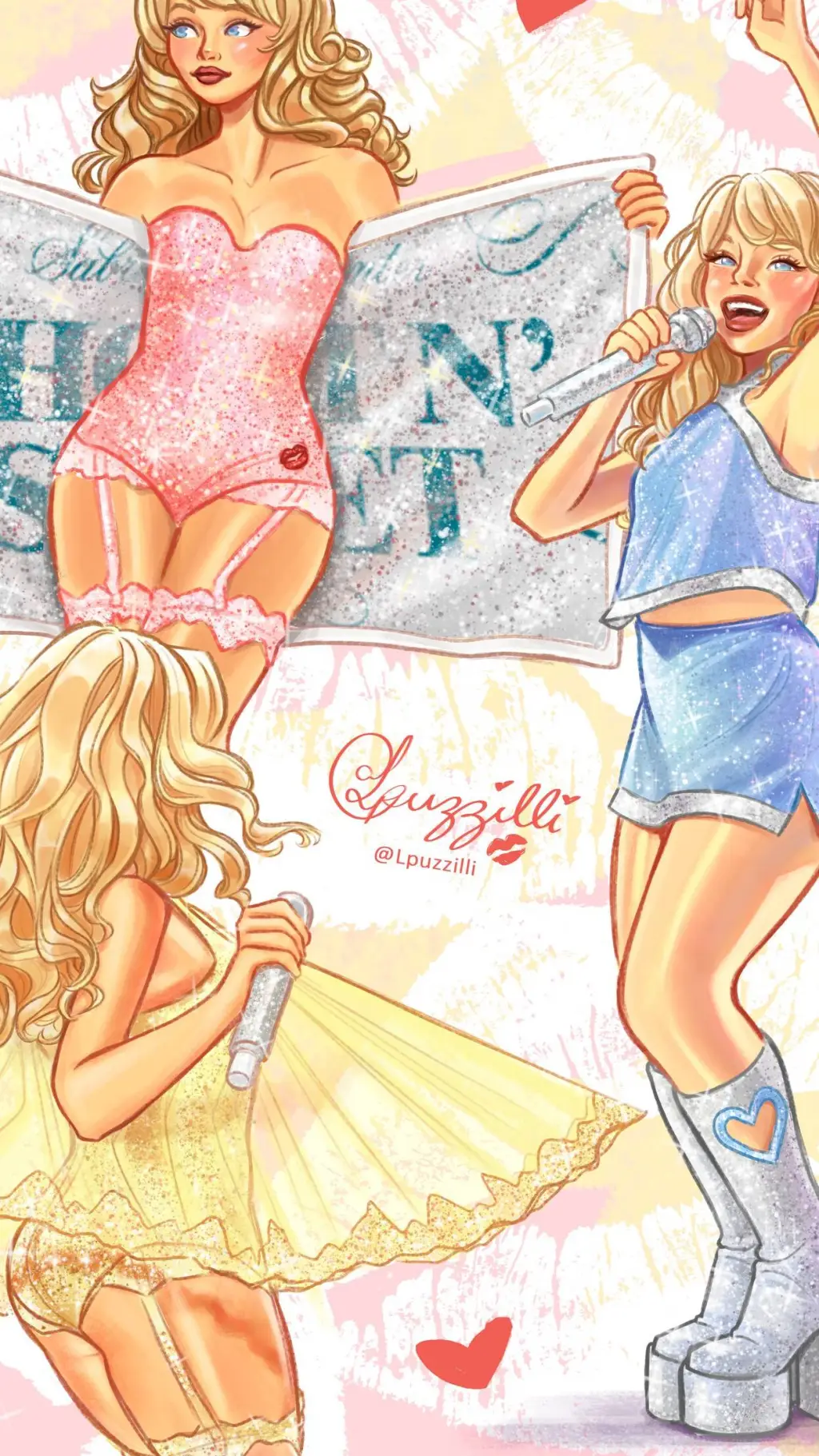 ai character: Sabrina carpenter background