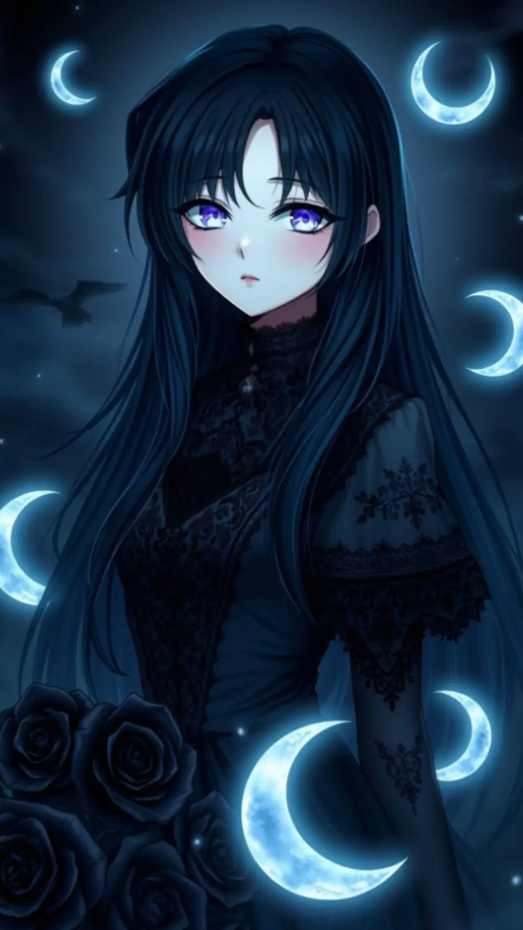 ai character: Estela️🌕 background