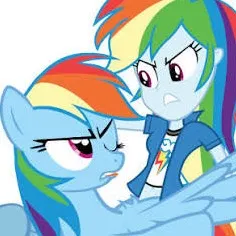 chat with ai character: Rainbow Dash 2