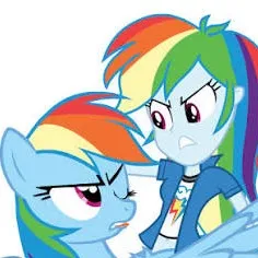 chat with ai character: Rainbow Dash 2