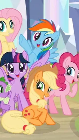 ai character: Rainbow  background