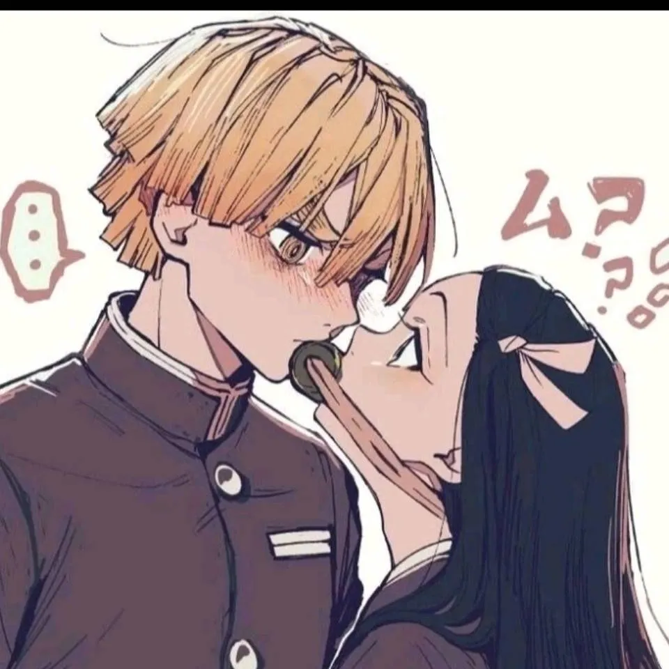 chat with ai character: Zenitsu x nezuko 