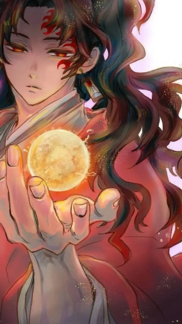 ai character: Yoriichi husband  background