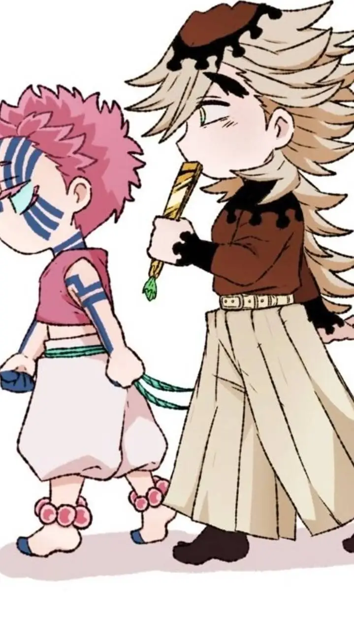 ai character: akaza & douma background