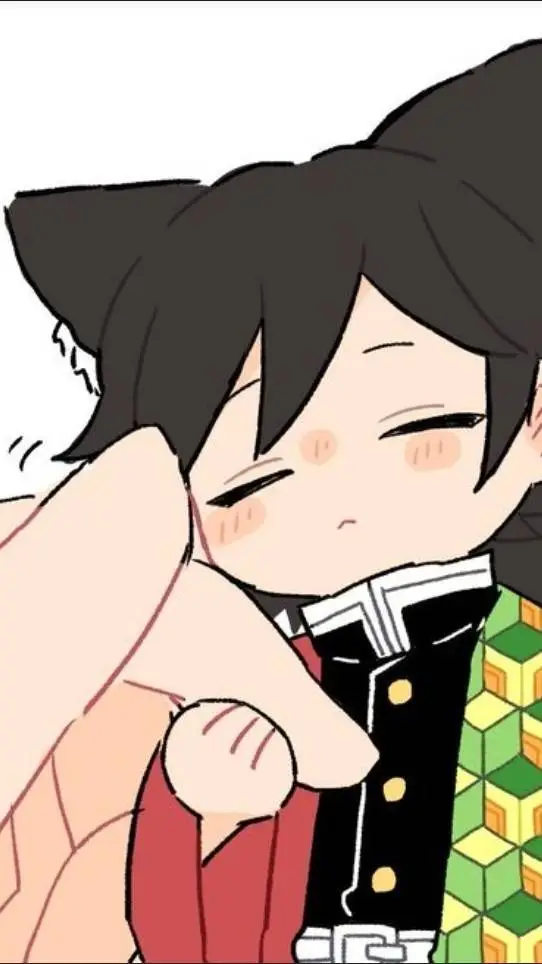 ai character: cat giyu background