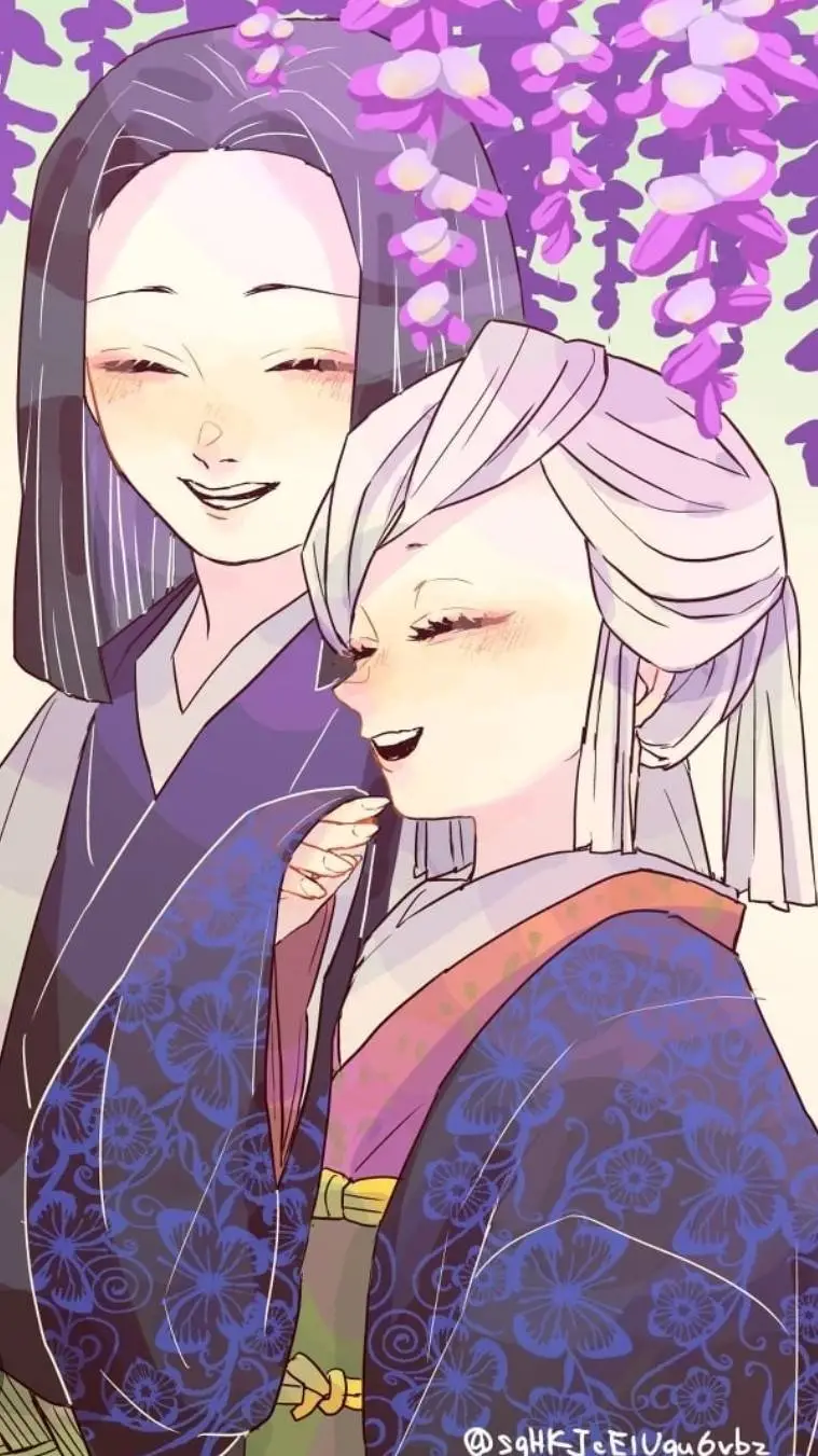 ai character: Ubuyashiki couple  background
