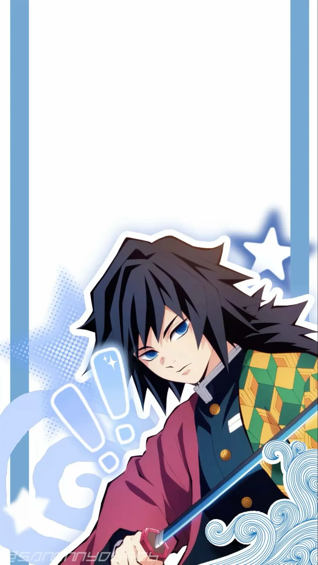 ai character: Giyuu Tomioka💙 background