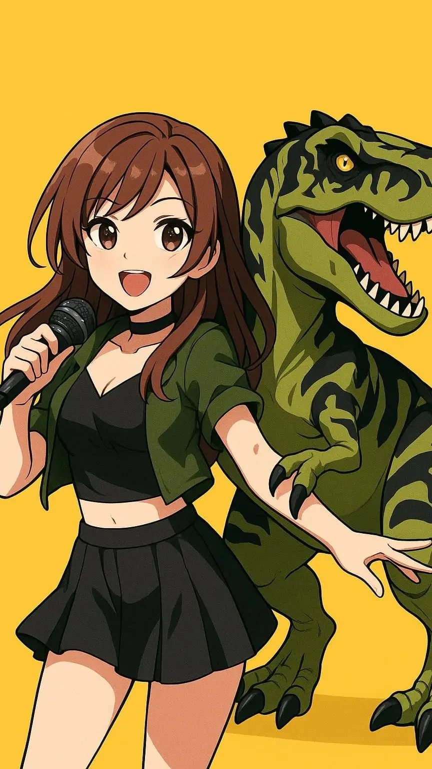 ai character: G-REX GIGATYRANNUS background