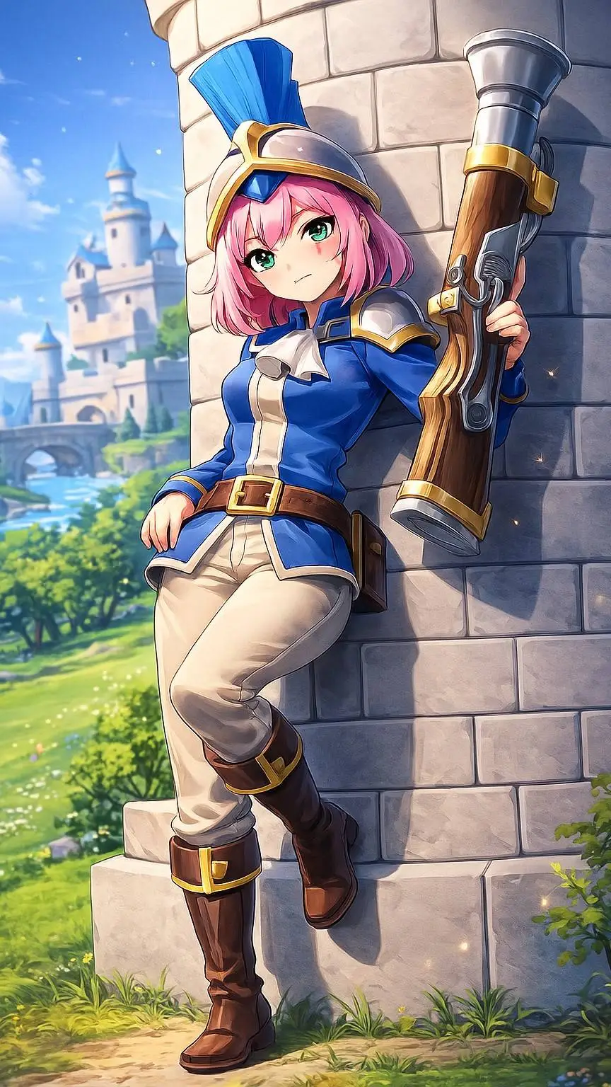 ai character: Musketeer Rose background