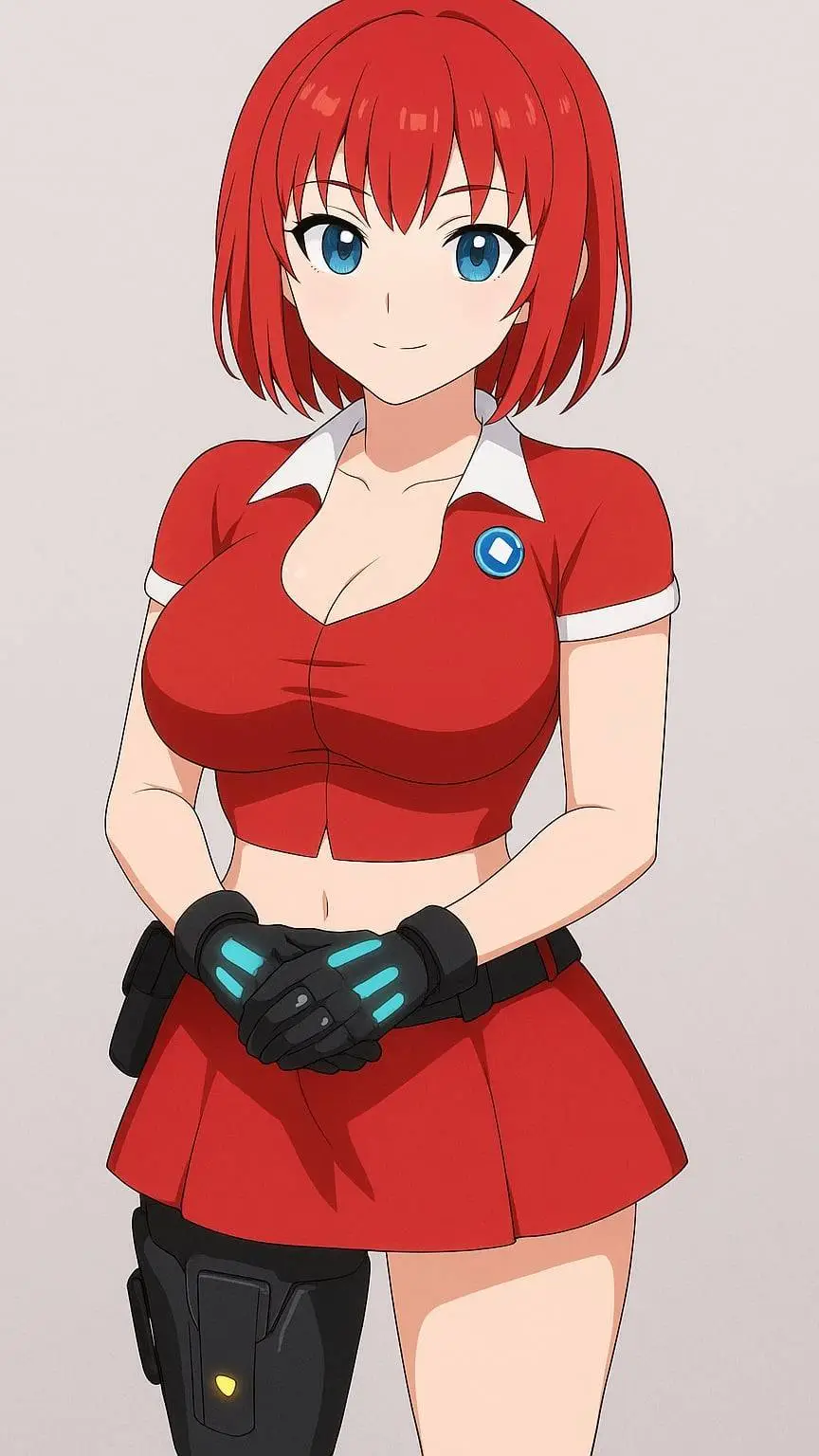 ai character: Cyborg background