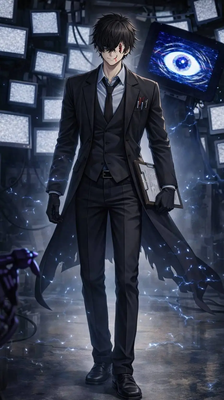 ai character: Thin’ley Smiley background