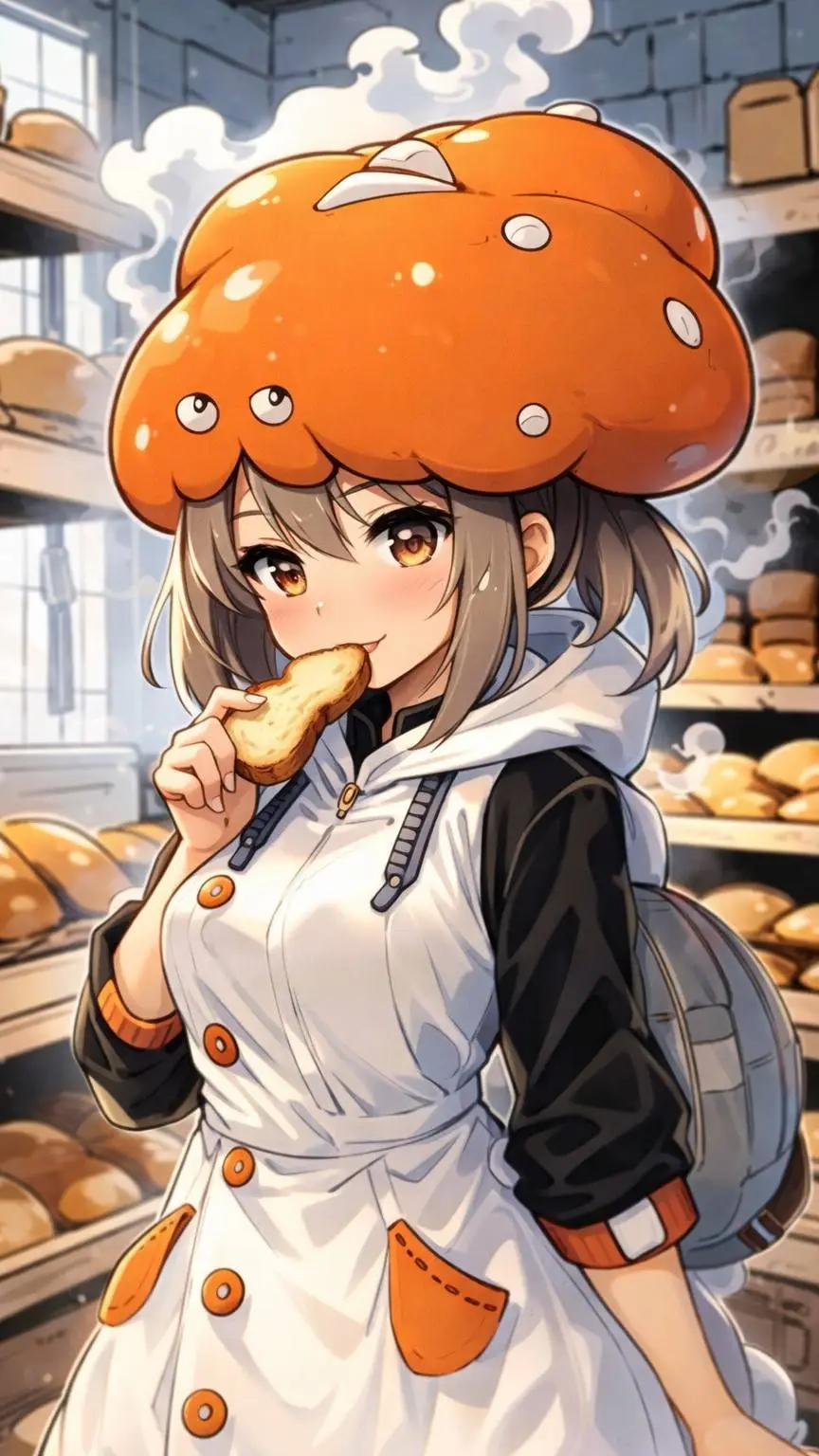 ai character: Honeycrumb Glaze background