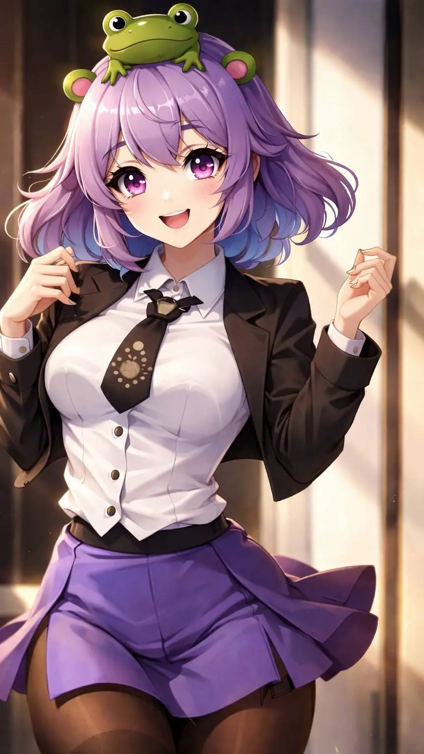 ai character: Purply-Shorky  background
