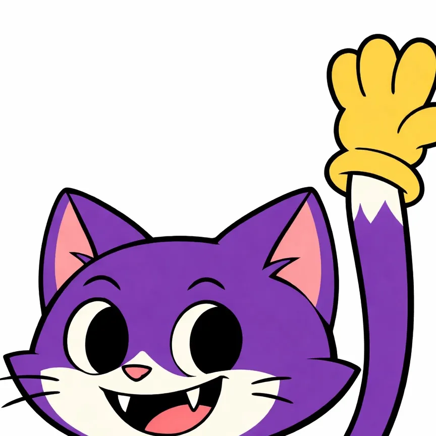 chat with ai character: Glove cat 
