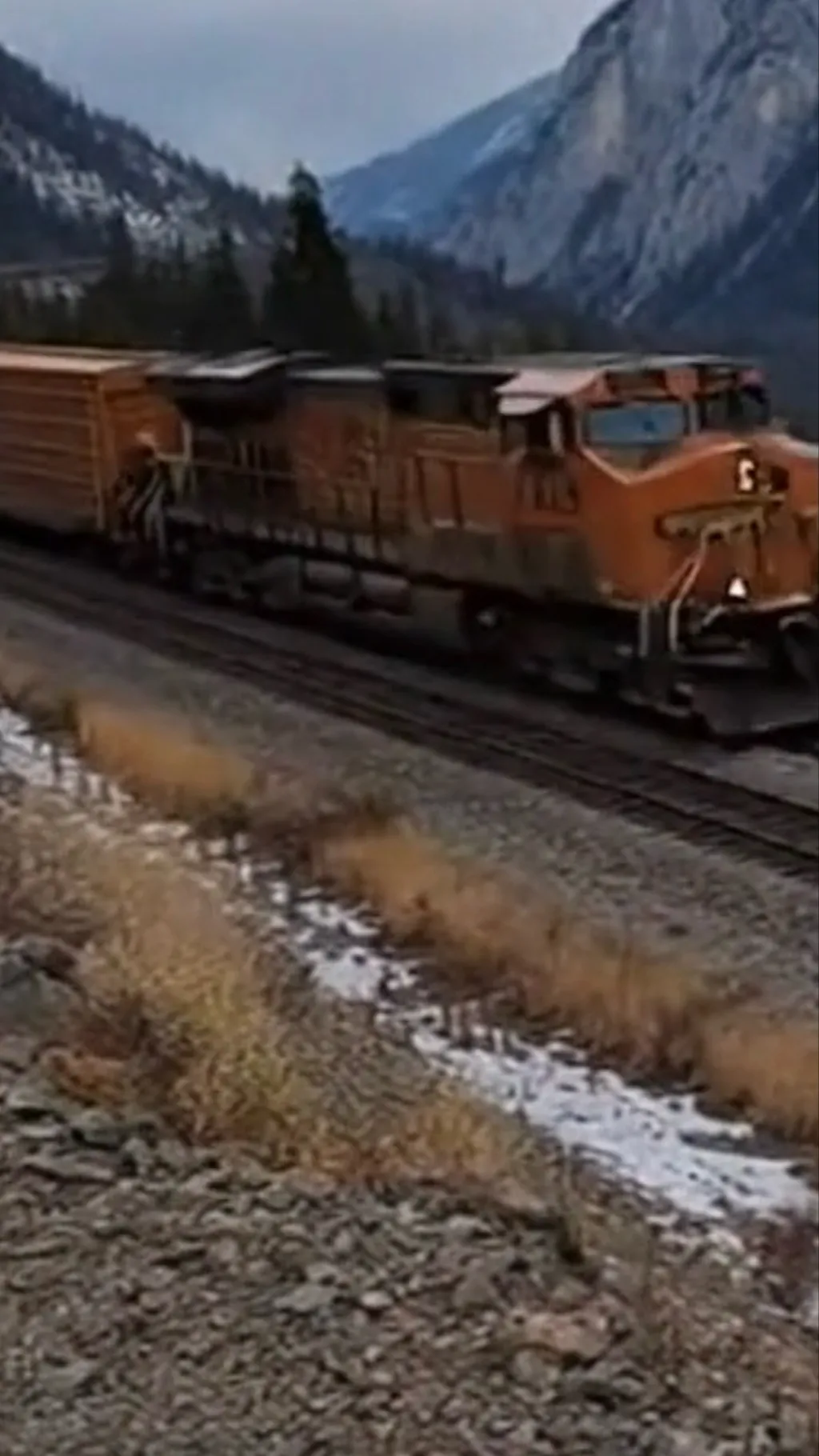 ai character: ￼ Train  in mount background