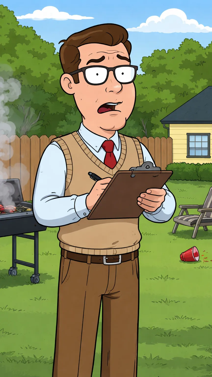 ai character: Mr murd￼ background