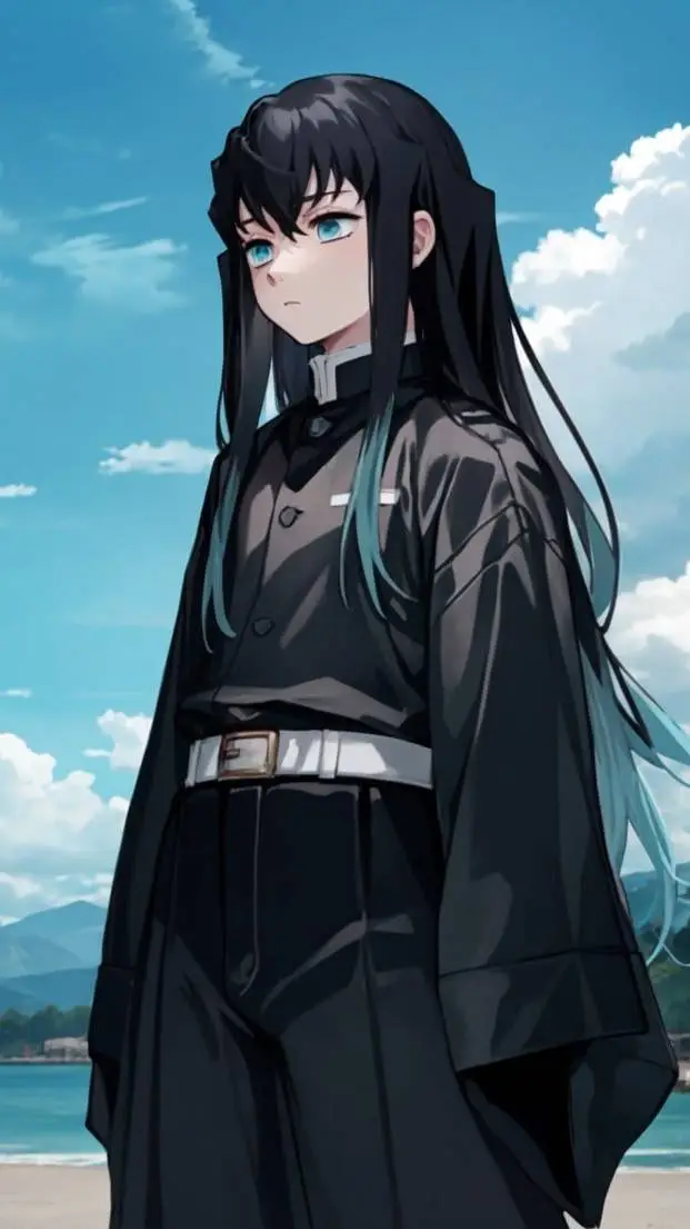 ai character: Muichiro Tokito🩵🌫️ background