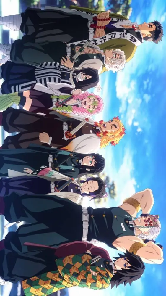 ai character: Kimetsu no Yaiba  background