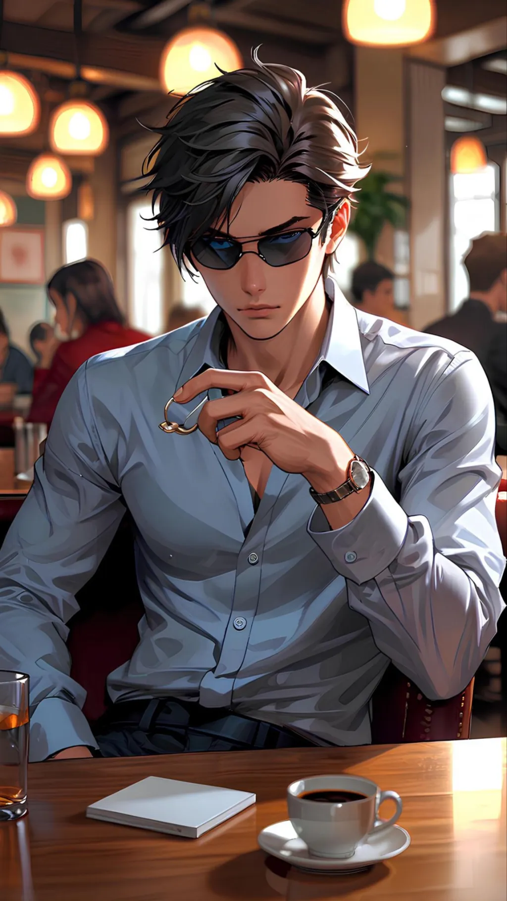 ai character: Kyle ￼ background