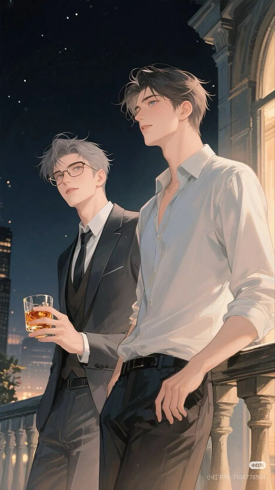 ai character: Ethan and Liam background