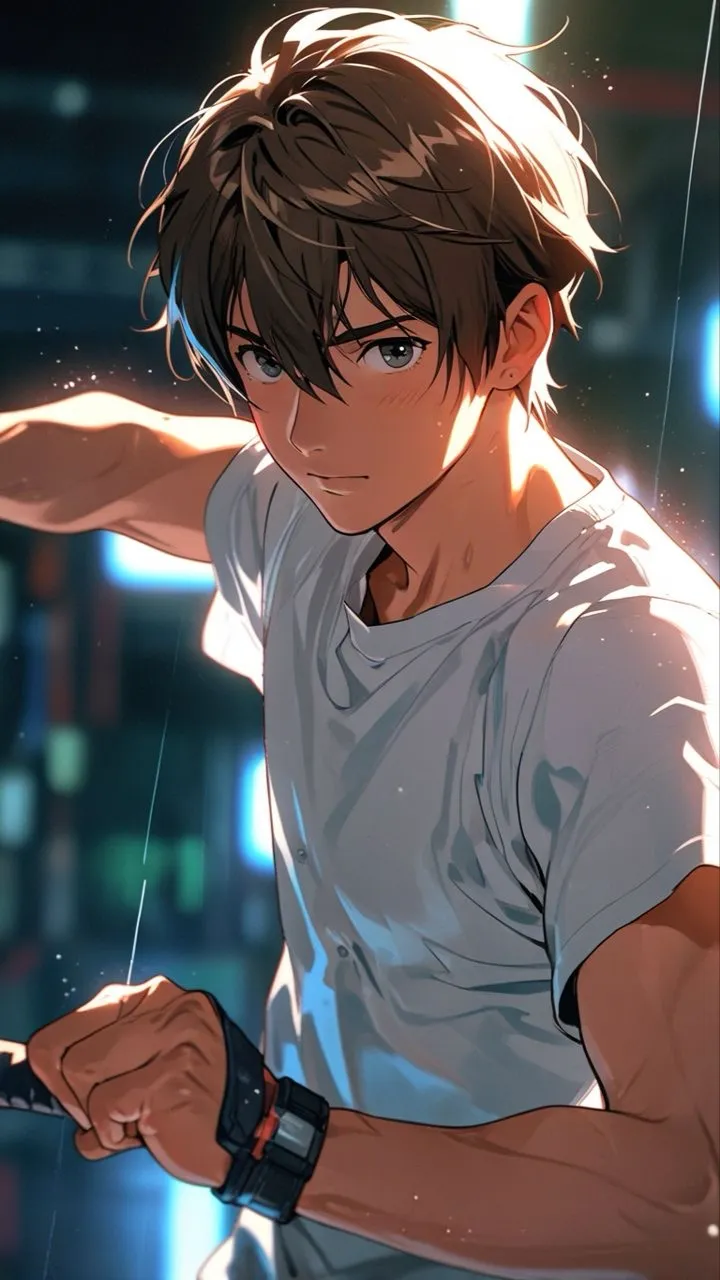 ai character: Leon  background