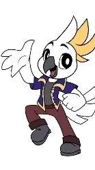 ai character: Chip the Cockatail background