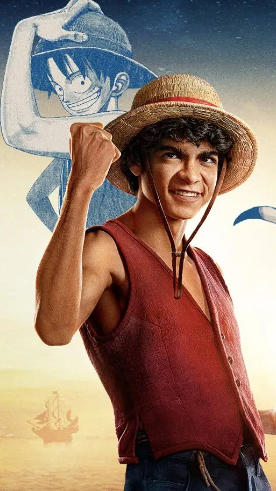 ai character: Monkey D Luffy background