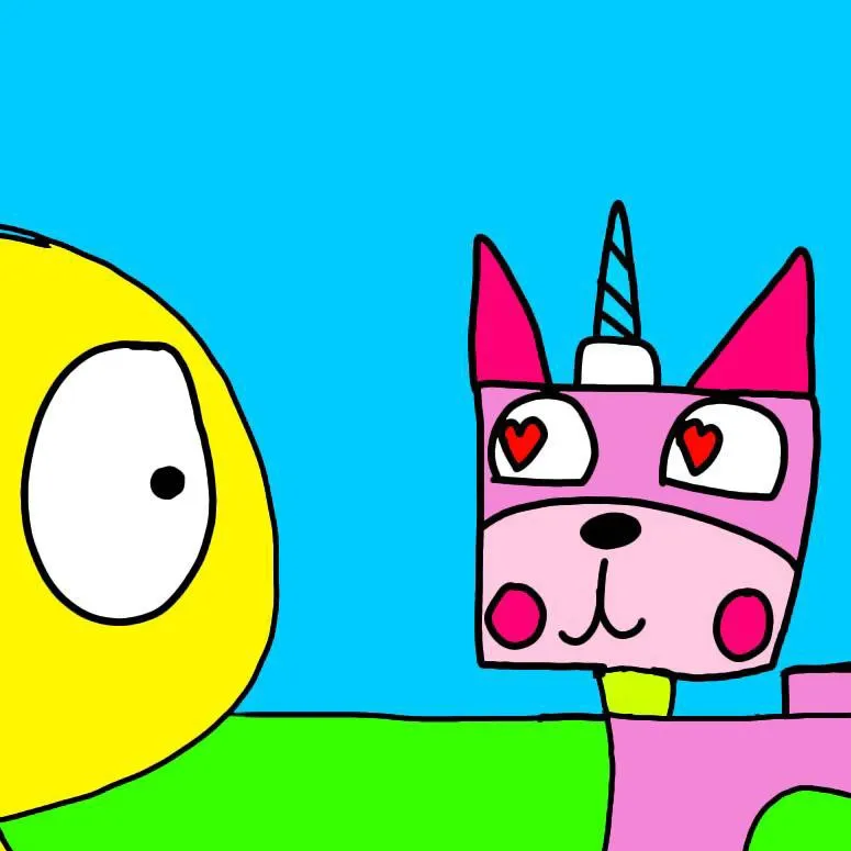 chat with ai character: unikitty x tu