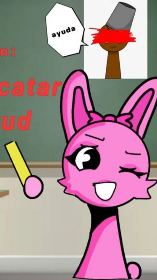 ai character: The teacher pinki background